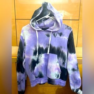 Tie Dye Lavender/Black Hoodie 💜🖤